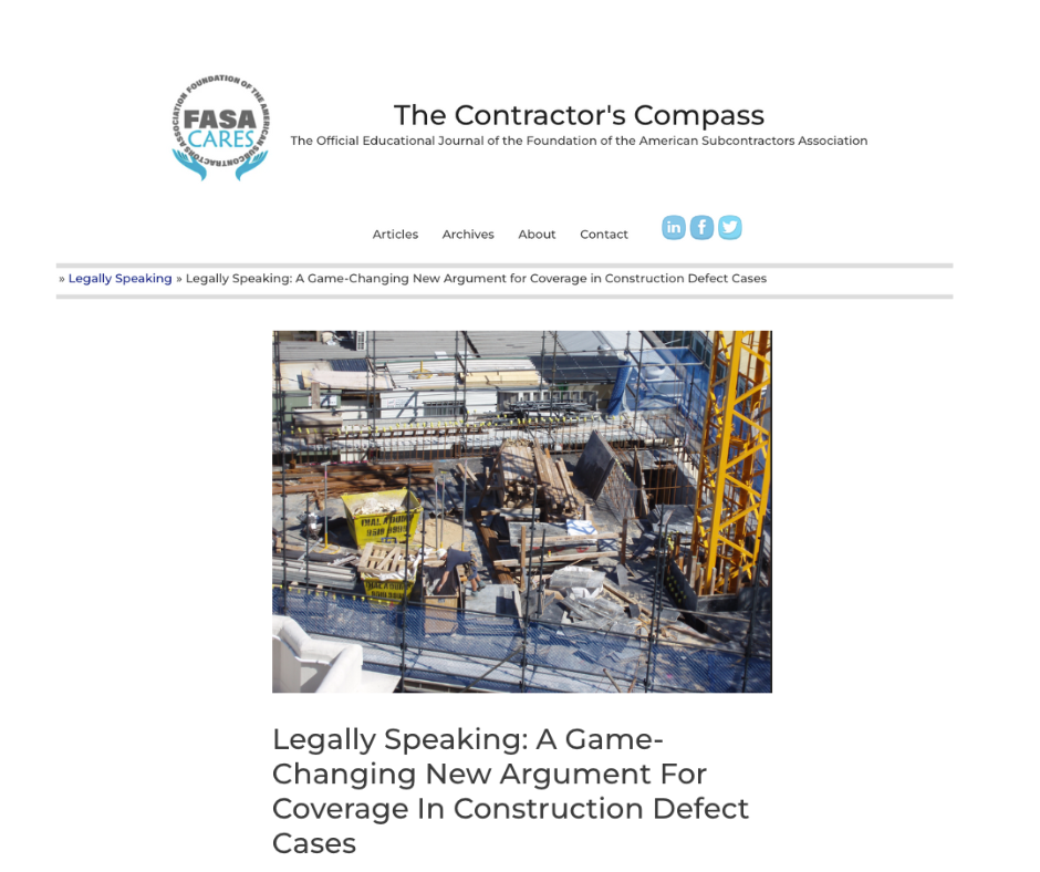 Read more about the article CLG Partner David Humphreys Published on the Contractor’s Compass